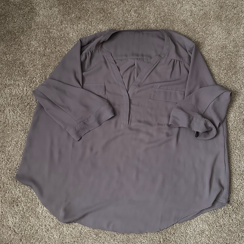 Harper 3/4 sleeve pullover blouse